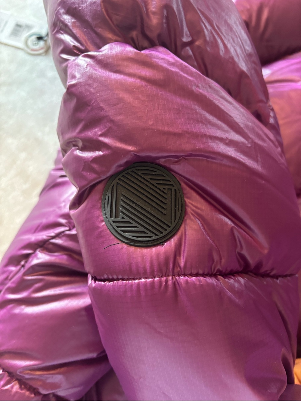 Noize Shiny Purple Puffer Jacket - Picture 13 of 13